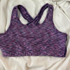 BCG Large activewear bra/top purple blend colors